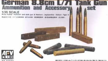 8.8cm L/71 Ammunition and Accessories 1:35 - AFV Club