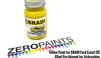 Yellow Paint for BRADI Ford Escort RS 60ml - Zero Paints
