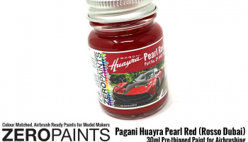 Pagani Huayra Pearl Red (Rosso Dubai) Paint 30ml - Zero Paints