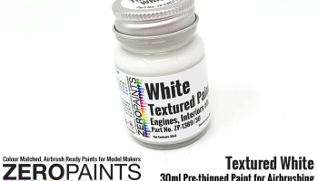 White Textured Paint - 30ml (Engines, Interiors etc) - Zero Paints