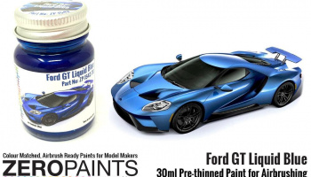 Ford GT Liquid Blue Paint 30ml - Zero Paints