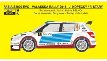 Skoda Fabia S2000 Valašská Rally J.Kopecký, P.Starý - REJI MODEL