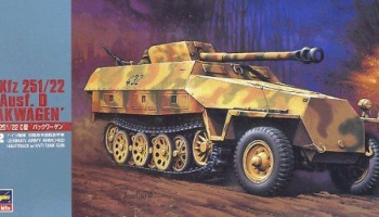 German Sdkfz 251/22 Ausf D 7.5cm Pakwagon (1:72) - Hasegawa