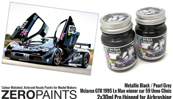Mclaren GTR 1995 Le Man Winner Car 59 Ueno Clinic Paint Set 2x30ml - Zero Paints