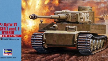 Tiger 1 Ausf E Hybrid (1:72) - Hasegawa