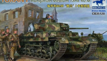 Turan I Hungarian Medium Tank 40.M (1:35) - Bronco Models