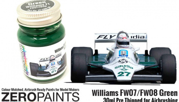 Williams FW07-FW08 Green Paint 30ml - Zero Paints