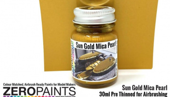 Sun Gold Mica Pearl Paint 30ml - Zero Paints