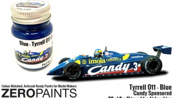 Tyrrell 011 Blue Paint Candy Sponsored 30ml - Zero Paints