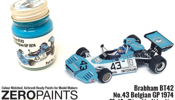 Brabham BT42 Blue Turquoise Paint 30ml - Zero Paints