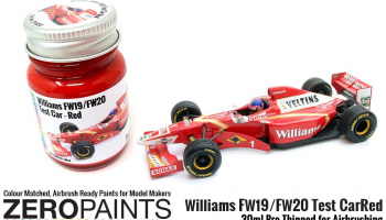 Williams FW19/FW20 Test Car - Red Paint 30ml - Zero Paints