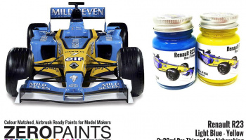 Renault R23 Blue/Yellow Paint Set 2x30ml - Zero Paints