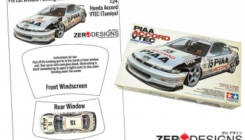 Honda Accord Pre Cut Window Painting Masks (Tamiya) - Zero Paints