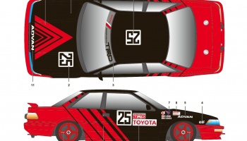 Toyota Corolla Levin AE92 Gr.A JTC - SKDecals