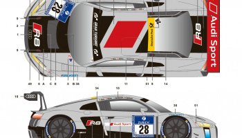 Audi R8 LMS GT3 Nurburgring 24H - SKDecals