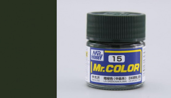 Mr. Color C 015 - IJN Green (Nakajima) - IJN Zelená - Gunze