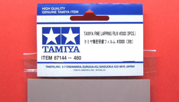 Fine Lapping Film #3000 3pcs - Tamiya