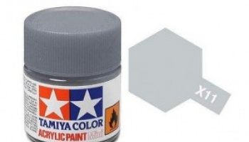 X-11 Chrome Silver Acrylic Paint Mini X11 - Tamiya