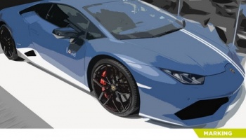 SLEVA 100,-Kč 23% DISCOUNT - Lamborghini Huracan - Decalcas