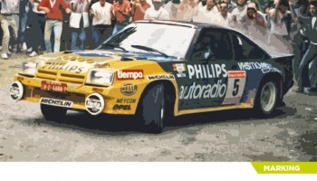 Opel Manta 400 Team Espaňa- Decalcas