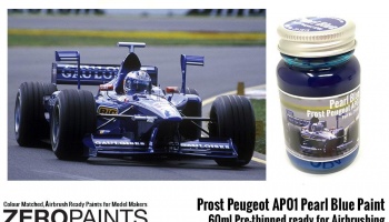 Prost Peugeot AP01 Pearl Blue Paint 60ml - Zero Paints