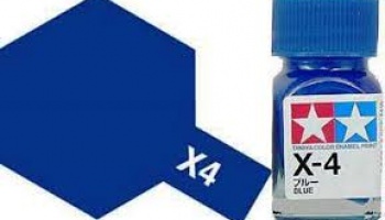 X-4 Blue Enamel Paint X4 - Tamiya