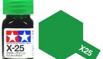 X-25 Clear Green Enamel Paint X25 - Tamiya