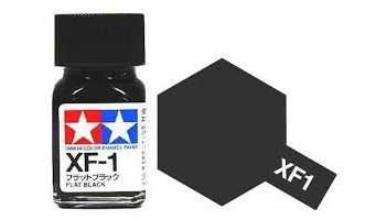 XF-1 Flat Black Enamel Paint XF1 - Tamiya