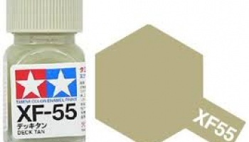 XF-55 Deck Tan Enamel Paint XF55 - Tamiya