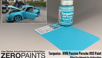 RWB Rauh Passion Porsche 993 Turquoise Paint 60ml - Zero Paints