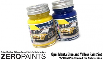 Opel Manta - Blue and Yellow Paint Set 2x30ml - Zero Paints