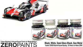 Toyota TS050 Hybrid Gazoo Racing Paint Set 4x30ml - Zero Paints