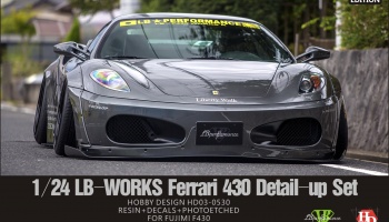 LB-Works Ferrari 430 Wide Body Kit resin+Decals+Photoetched for Fujimi - Hobby Design