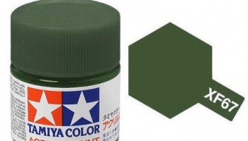 XF-67  NATO Green Acrylic Paint Mini XF67 - Tamiya