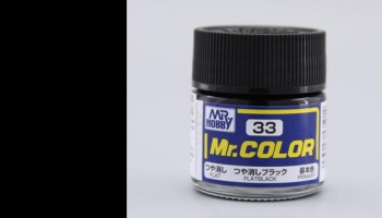 Mr. Color C 033 - Flat black - Gunze