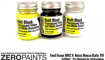 Ford Focus WRC V. Rossi Monza Rally '09 - Paint Set - Zero Paints