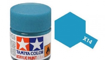 X-14 Sky Blue Acrylic Paint Mini X14 - Tamiya