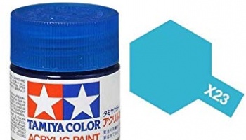 X-23 Clear Blue Acrylic Paint Mini X23 - Tamiya