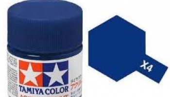 X-4  Blue Acrylic Paint Mini X4 - Tamiya