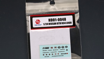 1/24 Nissan GTR R34 Metal LOGO - Hobby Design