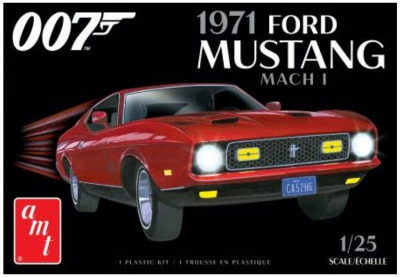 007 James Bond 1971 Ford Mustang Mach 1 Diamonds are Forever  1/25 -  AMT