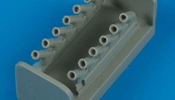 1/48 Spitfire Mk. IX exhaust - round