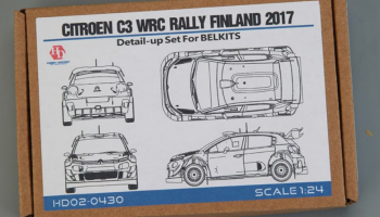 Citroen C3 Wrc Rally Finland 2017 Detail-up Set For Belkits Detail-up Set For Belkits 1/24 -Hobby Design