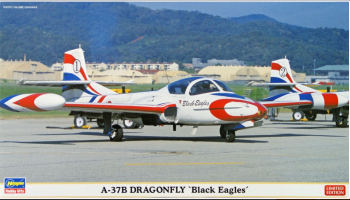 SLEVA 204,-Kč  30% DISCOUNT - A-37B Dragonfly "Black Eagles" (2 plane set) 1/72 - Hasegawa