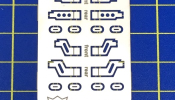 Bumper brackets 1:24 - Highlight Model Studio