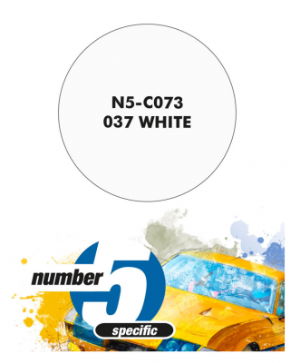 037 White Paint for Airbrush 30 ml - Number 5