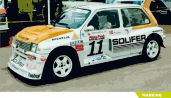 SLEVA  20% DISCOUNT - MG Metro 6r4 Pikes Peak Climb Hill 19871:24 - Decalcas