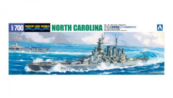 USS North Carolina BB-55 (1944) U.S. Navy Battleship  1/700 - Aoshima