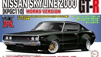 Nissan Skyline 2000 GT-R KPGC110 Works Version 1/24 - Fujimi