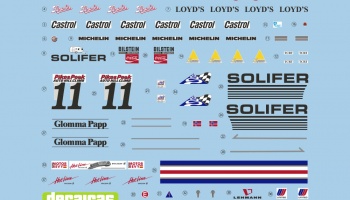 MG Metro 6r4 Pikes Peak Climb Hill 19871:24 - Decalcas